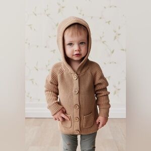 Jamie Kay Hooded Button Cardigan